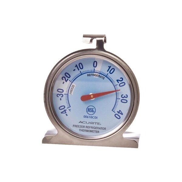 Acurite Refrigerator Freezer Fridge Dial Thermometer Bar Home Kitchen