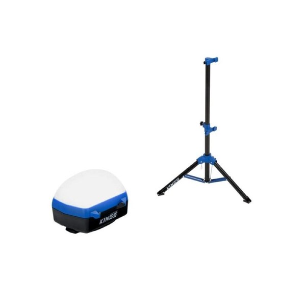 Kings Gas Hot Water System Tripod Stand + Lithium Rechargeable LED Camp Lantern