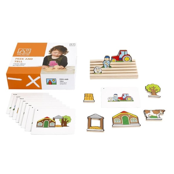 TFL Peek and Tell Storytelling Activity Educational Toy Kids/Children - 3y+