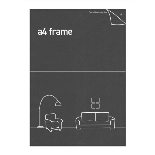 Classic Frame - White - Fits A4 Print