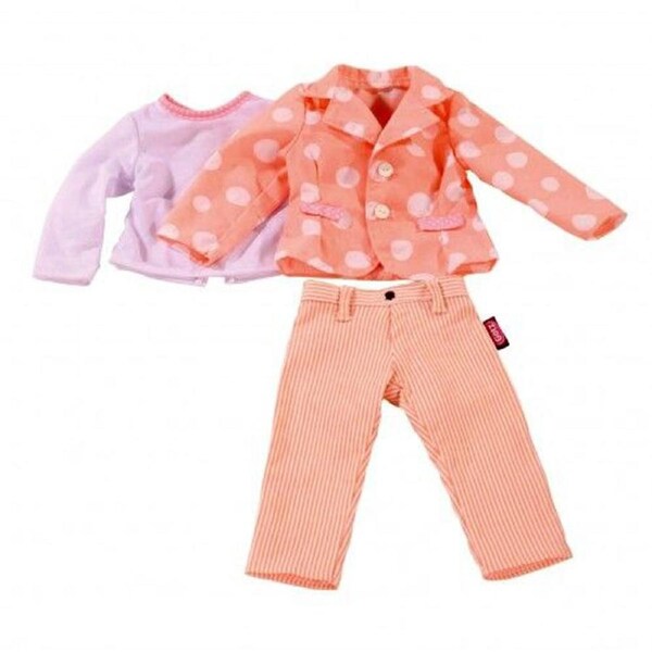 3pc Gotz Wardrobe Pink Trouser Suit Baby Girl Doll Clothes Set 45-50cm
