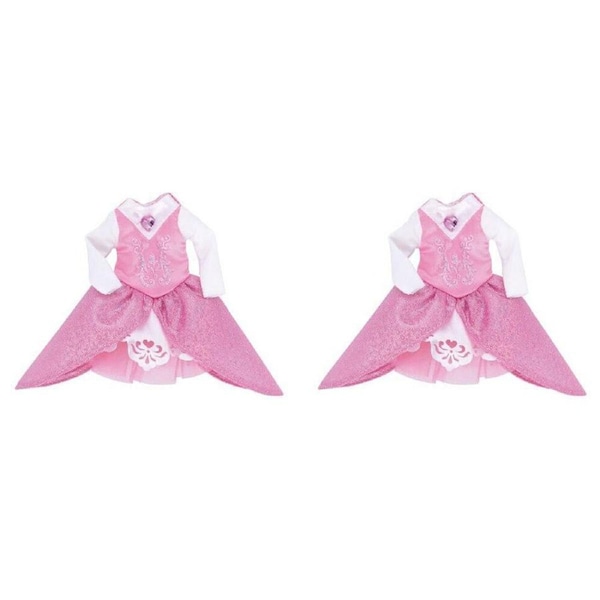 2PK Kruselings Vera Magic Fairy Dress Outfit Baby Girl Doll Clothes Pink