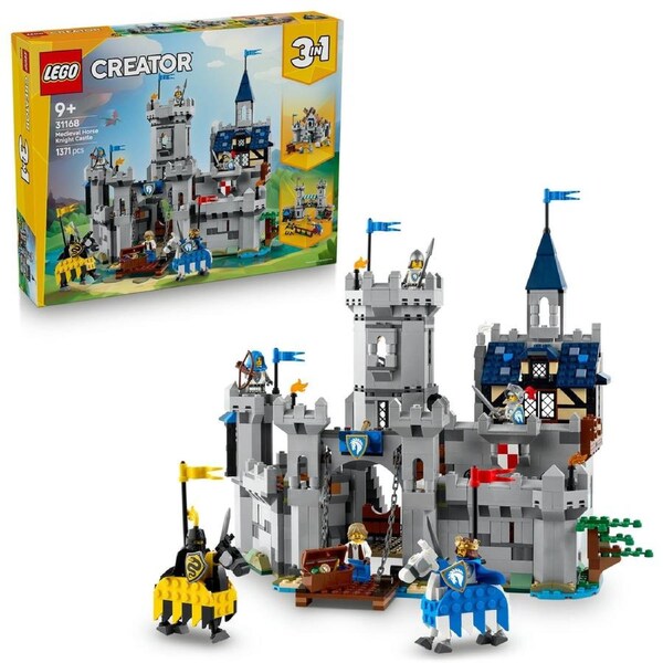 LEGO Creator 3-in-1: Medieval Horse Knight Castle (31168)
