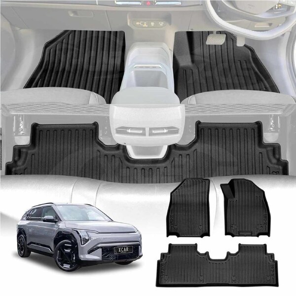 3D Floor Mats for Kia EV3 2025-Onwards Heavy Duty All Weather Car Mats Carpet Liner Set Car Accessories