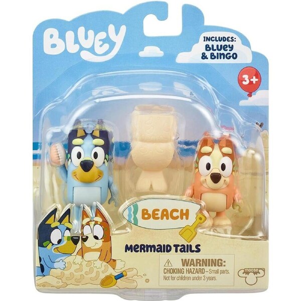 Bluey Figure 2 Pack Mermaid Tails