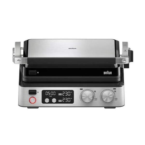 Braun MultiGrill 7 Electric Grill BBQ Sandwich Press 2000W Black/Stainless Steel CG7040