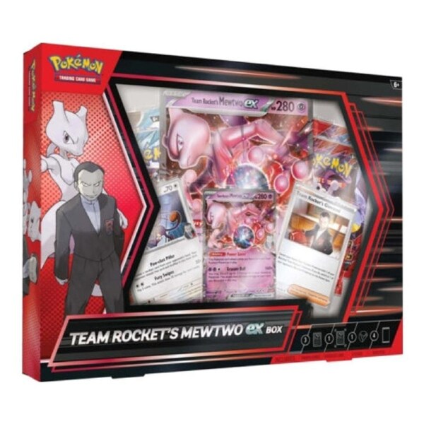 Pokemon TCG Team Rocket's Mewtwo ex Box