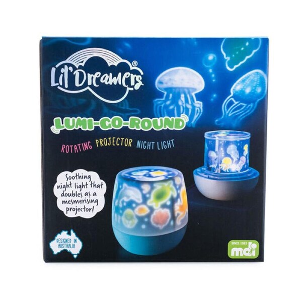 Lil Dreamers Glowing Rotating LED Projector Sea Animal 12.9x12.9x12.9cm