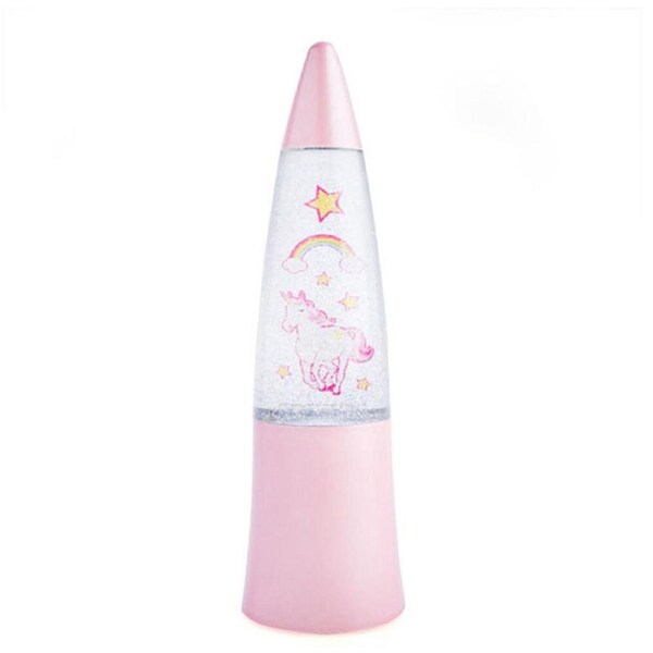 MDI Shake & Shine Mini Motion LED Glitter Lamp 4x4x15.2cm Unicorn Kingdom