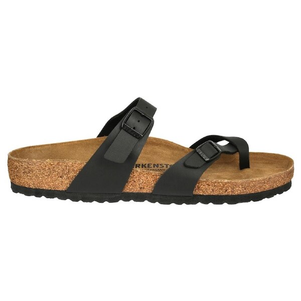 Birkenstock Unisex Mayari Birko-Flor Regular Fit Sandals Black 38