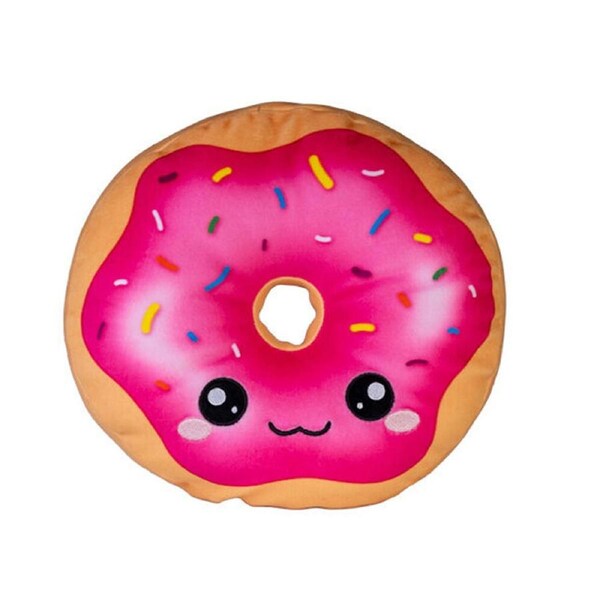 Smooshos Pal Squishy Super Soft Velour Plushie Kids Toy 22x16x22cm Donut
