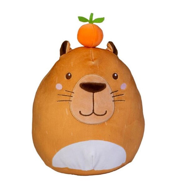 Smooshos Pal Squishy Super Soft Velour Plushie Kids Toy 22x16x22cm Capybara