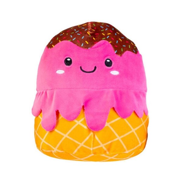 Smooshos Pal Squishy Super Soft Velour Plushie Kids Toy 22x16x22cm Ice Cream