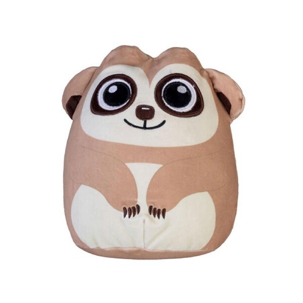 Smooshos Pal Squishy Super Soft Velour Plushie Kids Toy 22x16x22cm Meerkat