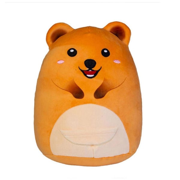 Smooshos Pal Squishy Super Soft Velour Plushie Kids Toy 22x16x22cm Quokka