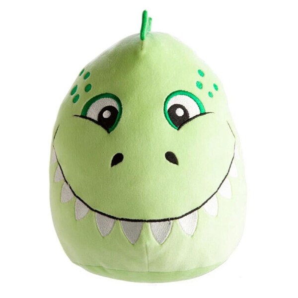 Smooshos Pal Squishy Velour Plushie Kids Toy 22x16x22cm Green T-Rex