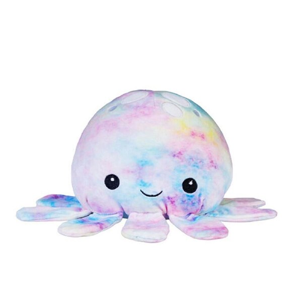 Smooshos Pal Squishy Velour Plushie Kids Toy 22x16x22cm Tie Dye Jellyfish