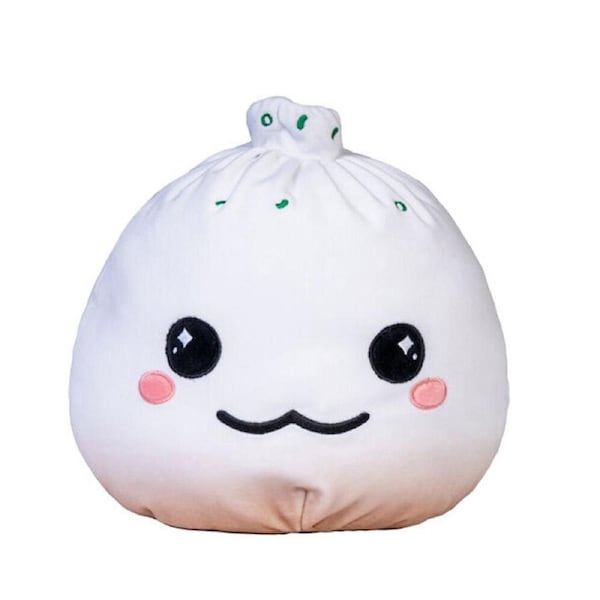 Smooshos Pal Squishy Super Soft Velour Plushie Kids Toy 23x18x27cm Steamed Bun