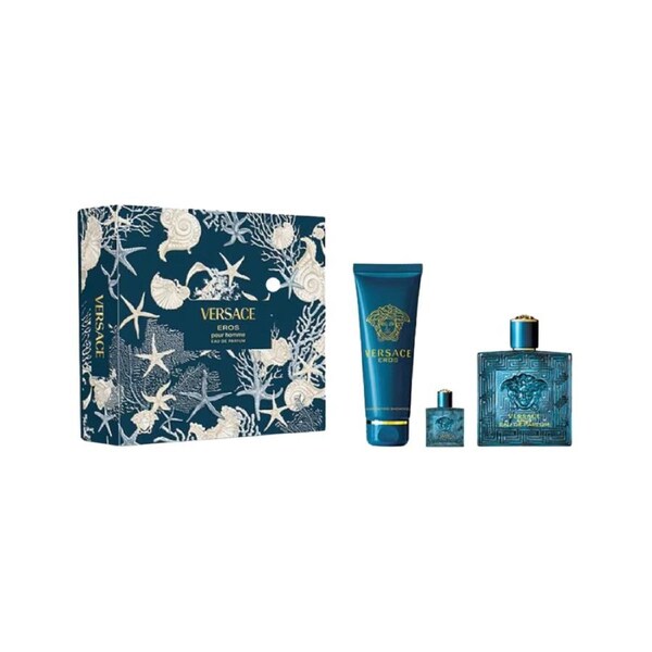 Versace Eros Pour Homme EDP 100ml 3 Piece Gift Set