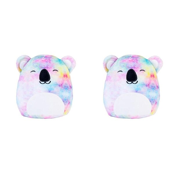 2PK Smooshos Pal Squishy Velour Plushie Kids Toy 22x16x22cm Tie Dye Koala