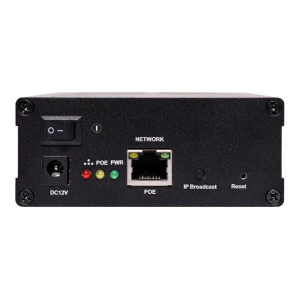 A4867 Merlaud IP Communicator Balanced Line Decoder 12-24V DC Input or PoE Black