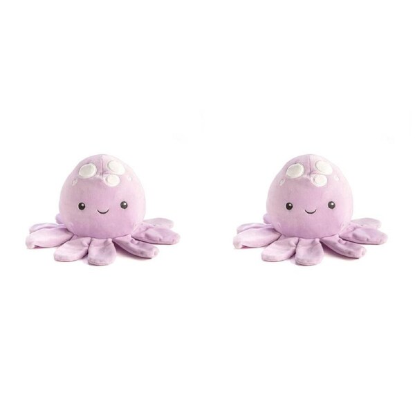 2PK Smooshos Pal Squishy Super Soft Velour Plushie Kids Toy 22x16x22cm Jellyfish