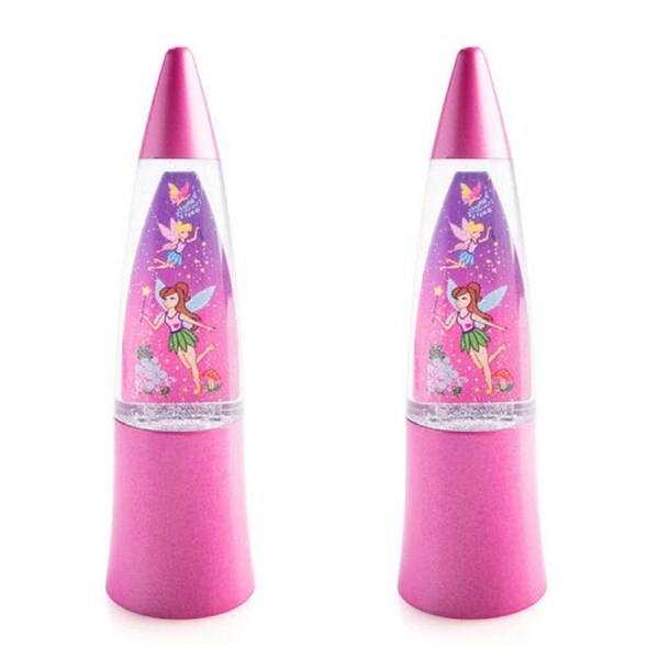 2x MDI Shake & Shine Mini Motion LED Lamp 4x4x15.2cm Mystical Worlds Fairy
