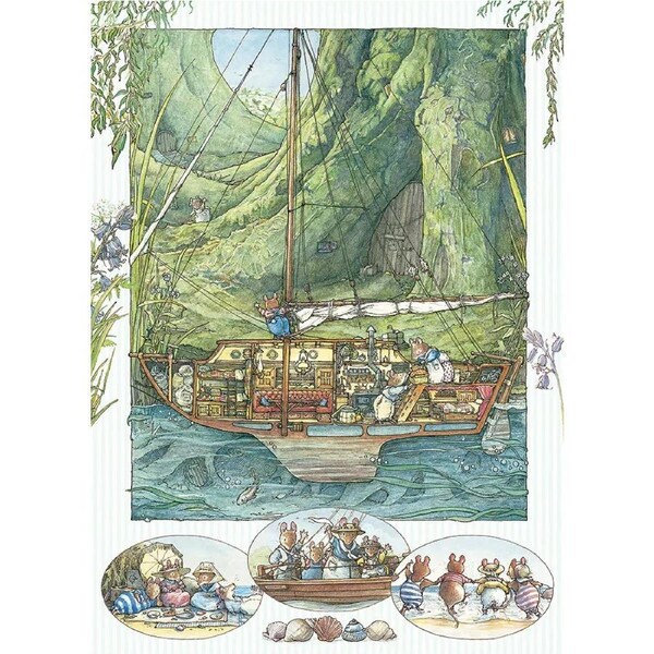 Cobble Hill - Brambly Hedge All Aboard! Puzzle 500pc