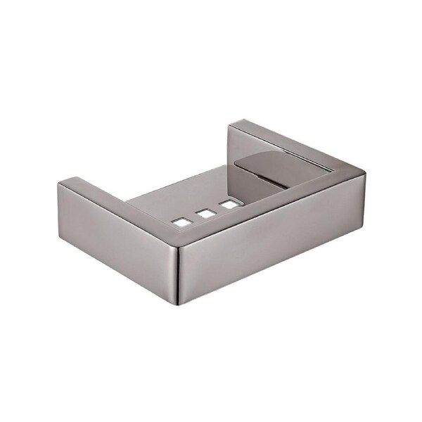 ACA Brushed Nickel Soap Dish