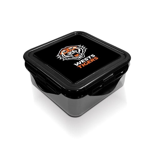 Wests Tigers NRL Sandwich Snack Container Lunch Box