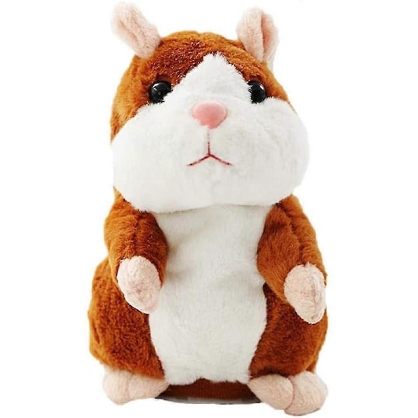 JOYBUY Talking Hamster Plush Toy, Repeat What You Say Funny Kids Stuffed Toys