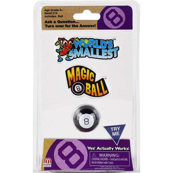 World's Smallest Magic 8 Ball