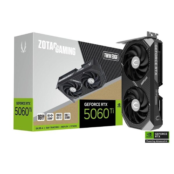 ZOTAC RTX 5060Ti TWIN EDGE 6GB GDDR7 Graphics Card
