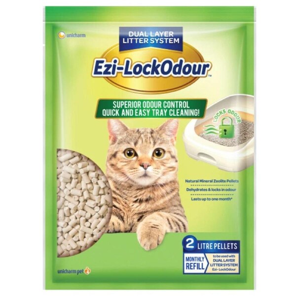 P&P Ezi Lock Odour Cat Litter Zeolite Pellets System