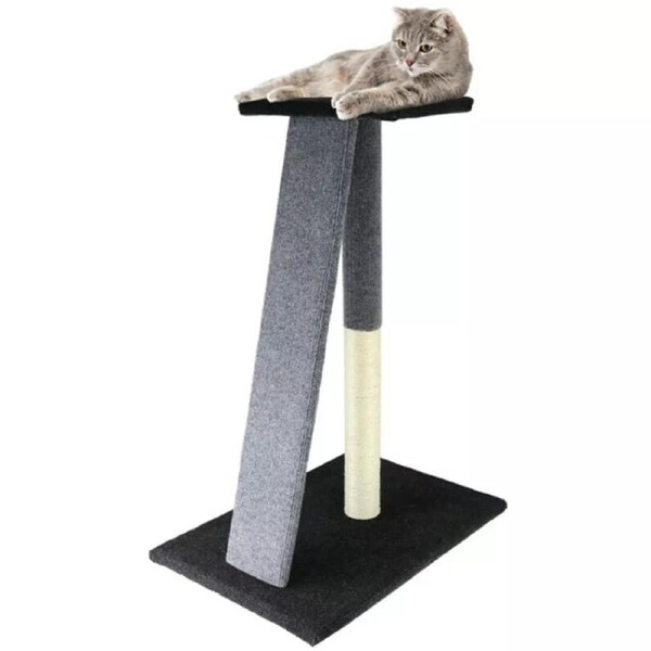 P&P Cat Scratching Tower with Condo and Tree House 82cm