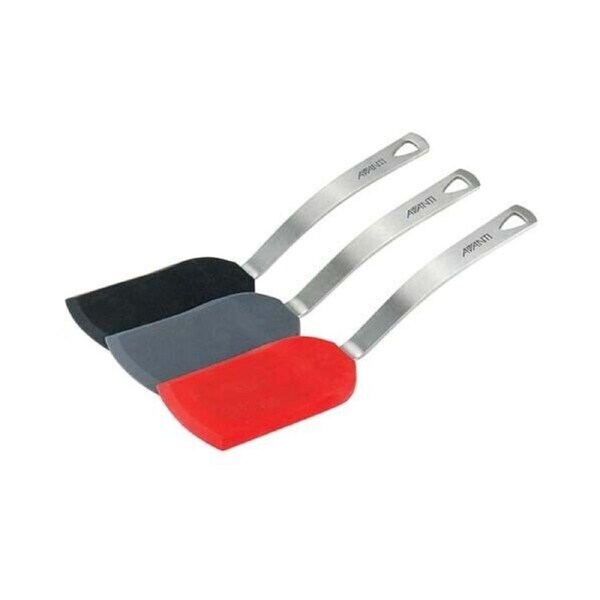 P&P 3pc Mini Spatula and Turner Set Silicone and Steel