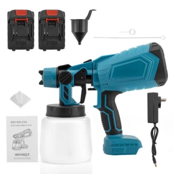 P&P Cordless Electric Spray Gun 1000ML with Battery