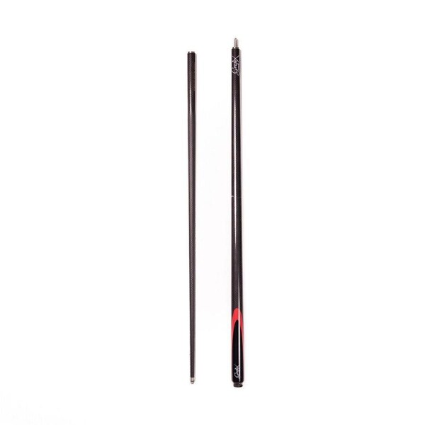 P&P Black Graphite Pool Cue with Multi Weight System