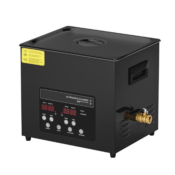 P&P 10L Ultrasonic Cleaner with Basket, Timer, and Heater