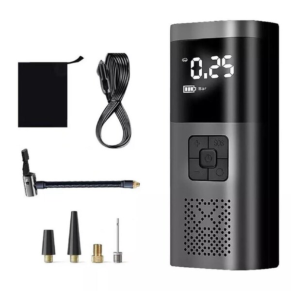 P&P 12V Car Air Pump Portable Tyre Inflator for Vehicle