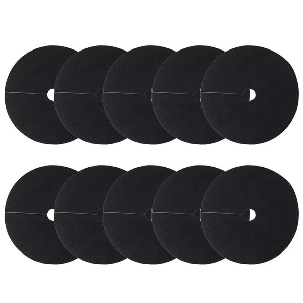 P&P 10X Round Mulch Barrier Mats for Garden Tree Protection