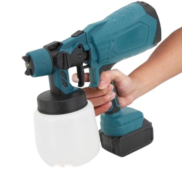 P&P 1000ML Cordless Paint Spray Gun for Makita Battery