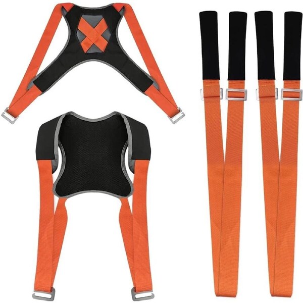 P&P Adjustable Moving Straps Lifting Harness for Heavy Furniture