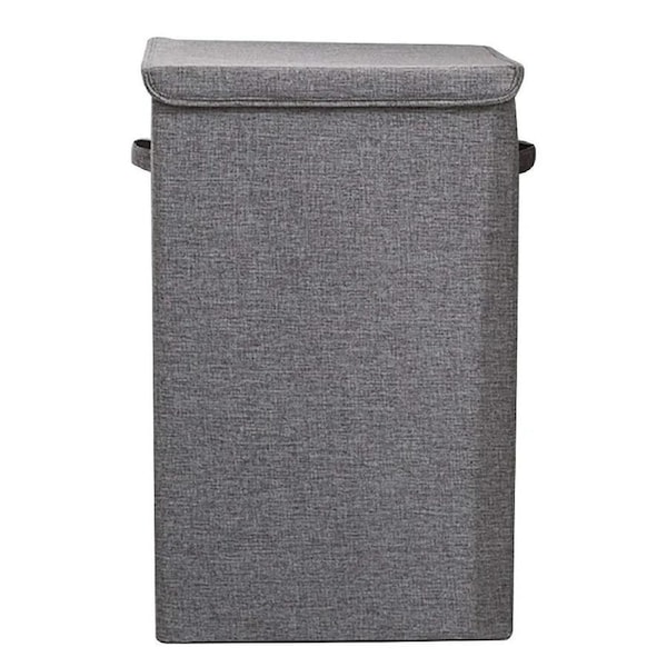 P&P 100L Large Laundry Basket with Lid and Handles