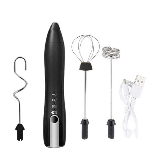 P&P USB Rechargeable Electric Milk Frother and Egg Beater