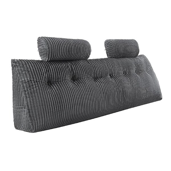P&P King Size Wedge Headboard Pillow with Pockets