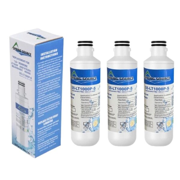 P&P 2-Pack Refrigerator Water Filter for LG Replacement