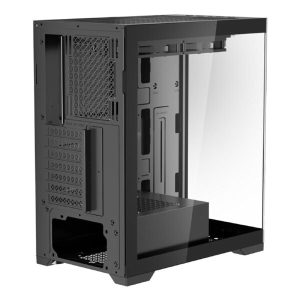 P&P Mid-Tower PC Gaming Case with 2 Cooling Fans