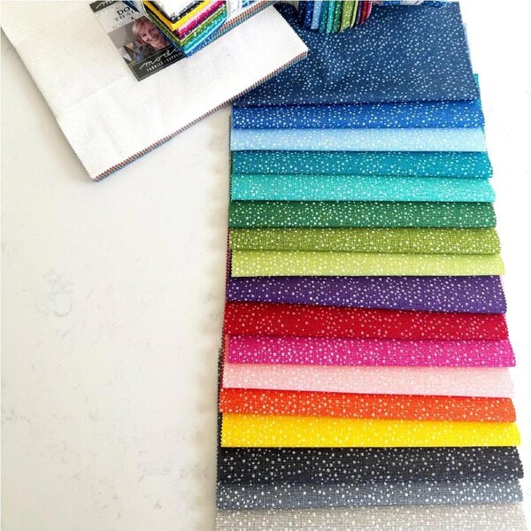 Moda Quilting Sewing Patchwork Dotty Thatched Layer Cake 10 Inch Fabrics