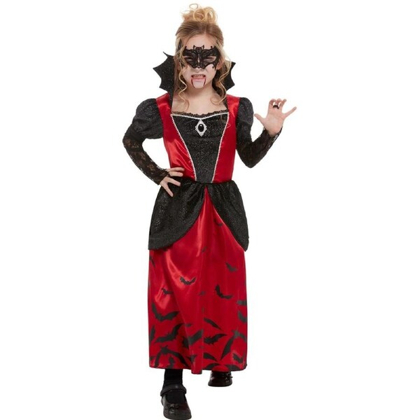 Vampire Dress Child Costume Size Large 10-12 Years